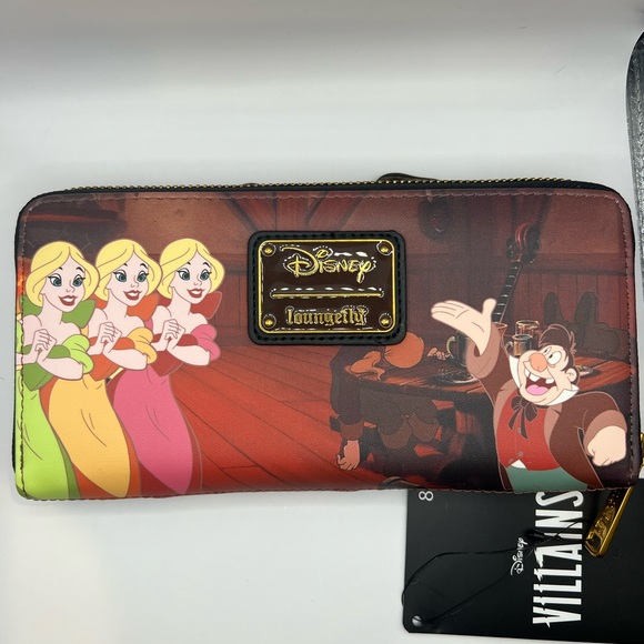Loungefly Disney Villains Gaston Ziparound Wallet - Picture 2 of 3